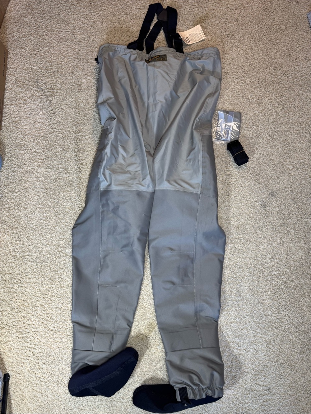 Cabela's Dry-Plus Waiters Men's MR Nylon Chest Tan Khaki New